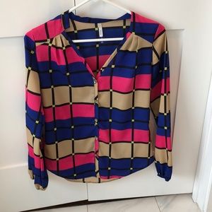 Long sleeve blouse